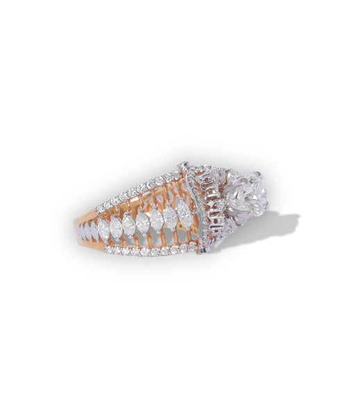 SOLITAIRE FANCY MOUNT RING